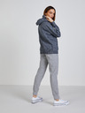 DKNY Šedá dámská žíhaná mikina s kapucí DKNY Ombre Logo
