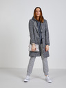 DKNY Šedá dámská žíhaná mikina s kapucí DKNY Ombre Logo