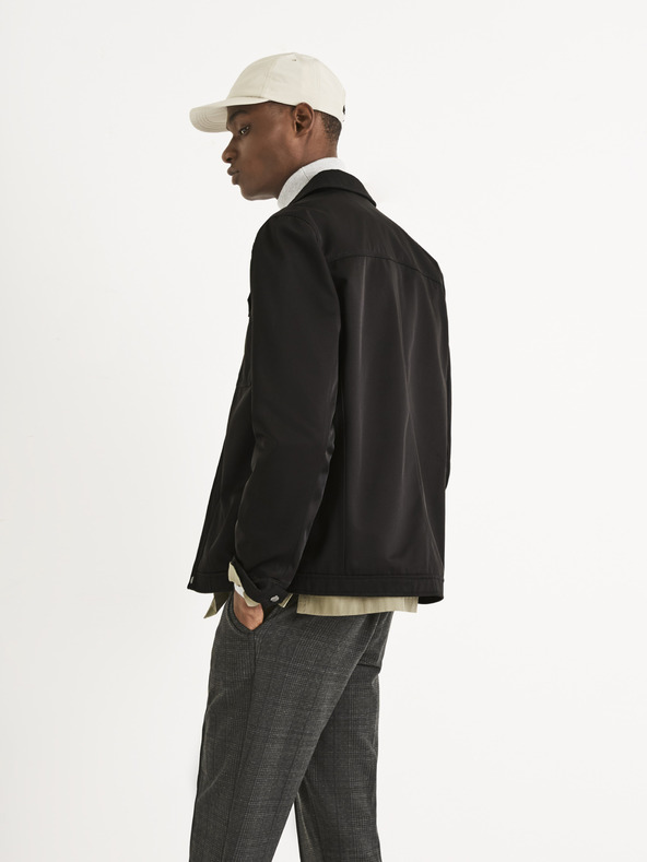 Celio Černá bunda Celio Tucrush