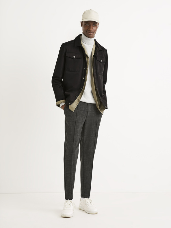 Celio Černá bunda Celio Tucrush