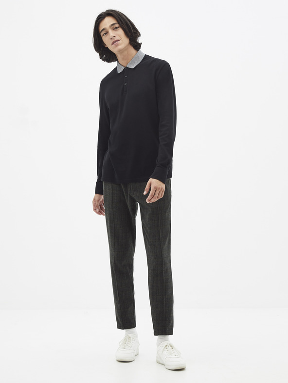 Celio Černé polo triko Celio Sessicoml