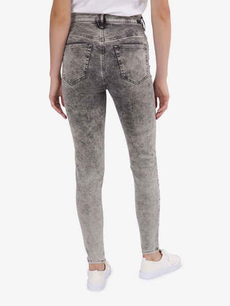 Diesel Šedé dámské zkrácené skinny fit džíny Diesel Slandy