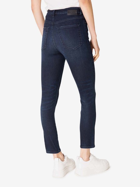 Diesel Tmavě modré dámské zkrácené slim fit džíny Diesel Babhila