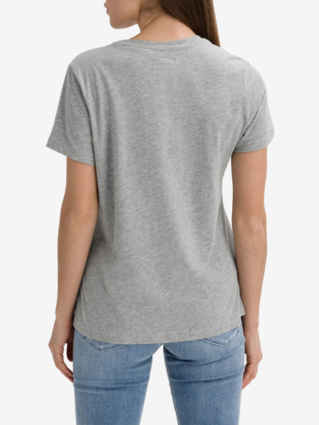 SuperDry Šedé dámské tričko s potiskem Superdry