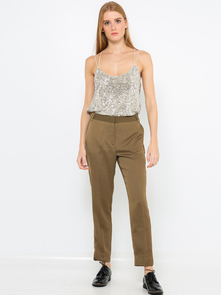 CAMAIEU Khaki kalhoty CAMAIEU