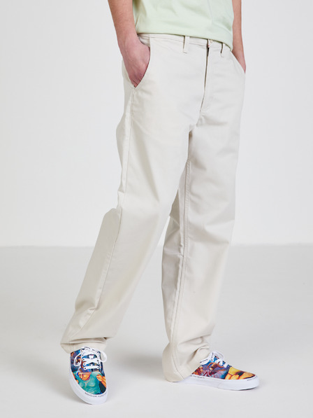 Vans Krémové pánské kalhoty VANS Chino
