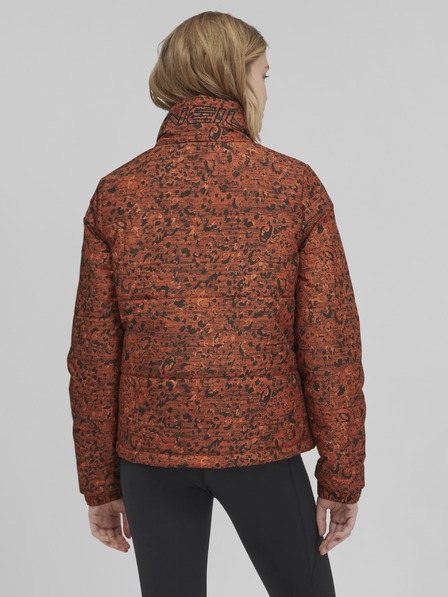 O'Neill Hnědá dámská vzorovaná zimní bunda O'Neill Misty Jacket
