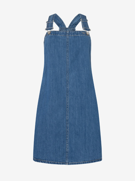 Pepe Jeans Modré dámské džínové šaty Pepe Jeans Vesta
