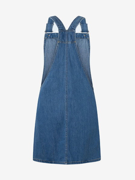Pepe Jeans Modré dámské džínové šaty Pepe Jeans Vesta
