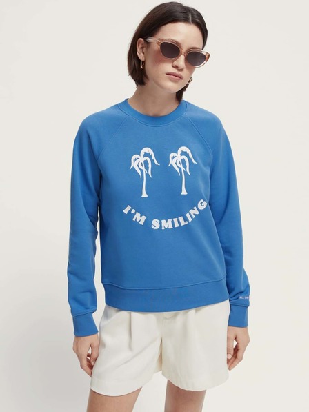Scotch & Soda Modrá dámská mikina Scotch & Soda