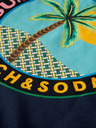 Scotch & Soda Tmavě modrá pánská mikina Scotch & Soda