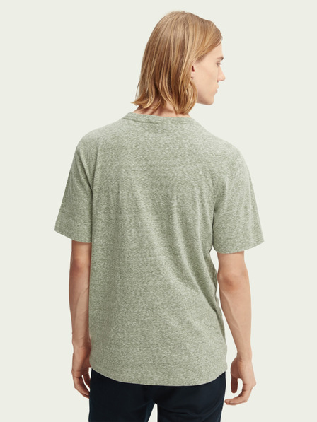 Scotch & Soda Zelené pánské tričko Scotch & Soda