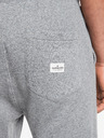 Quiksilver Šedé pánské žíhané tepláky Quiksilver