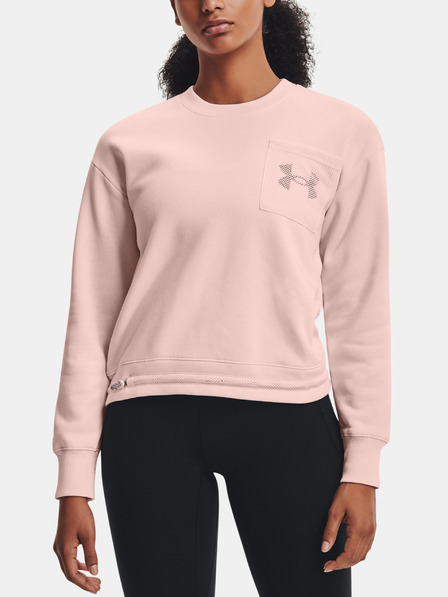 Under Armour Dámská mikina Under Armour Rival Fleece Mesh Crew