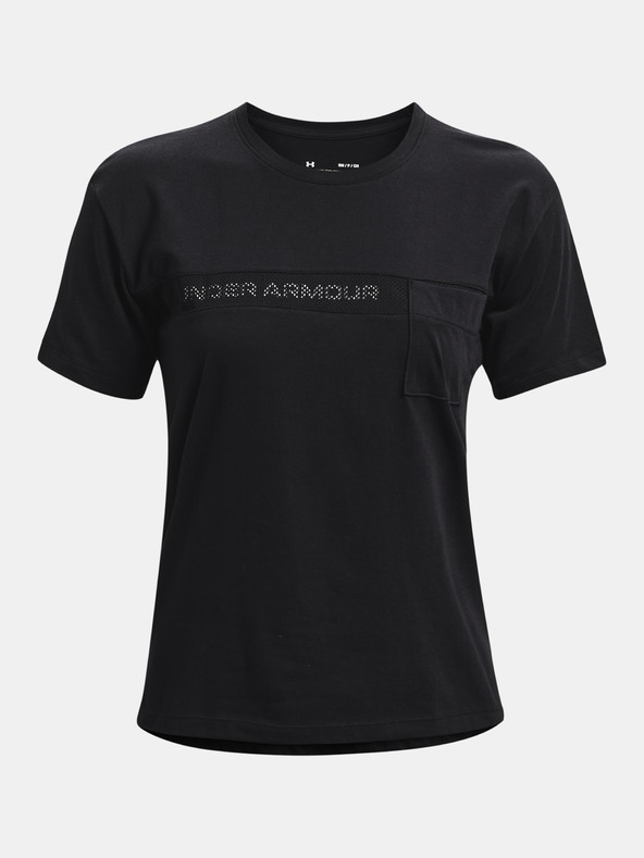 Under Armour Dámské tričko Under Armour Live Pocket Mesh Graphic SS