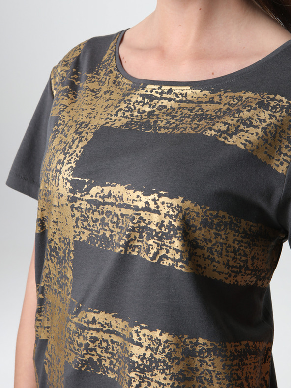 Loap Šedé dámské tričko LOAP Asaja