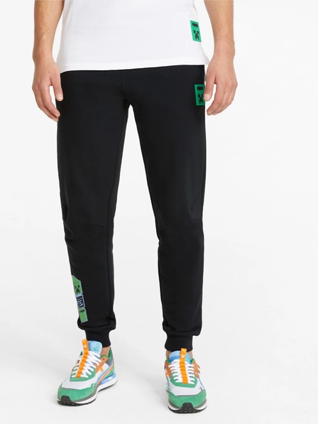 Puma Černé pánské tepláky Puma x MINECRAFT