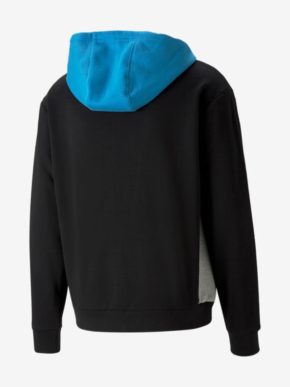 Puma Černá pánská mikina s kapucí Puma Playbook