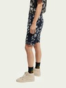 Scotch & Soda Tmavě modré pánské vzorované kraťasy Scotch & Soda