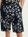 Scotch & Soda Tmavě modré pánské vzorované kraťasy Scotch & Soda
