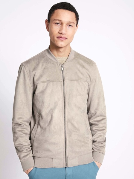 Celio Světle šedá pánská bunda Celio Nudaim