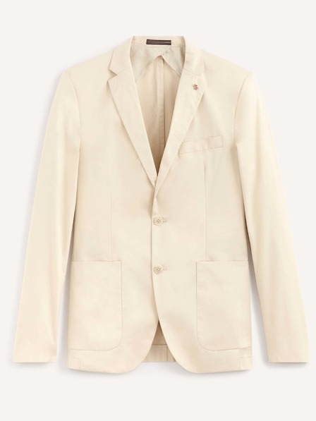 Celio Krémové pánské sako Celio Rupoe