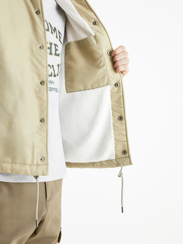 Celio Světle zelená pánská bunda Celio