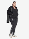 Reebok Bílo-černé dámské sportovní legíny Reebok Lux