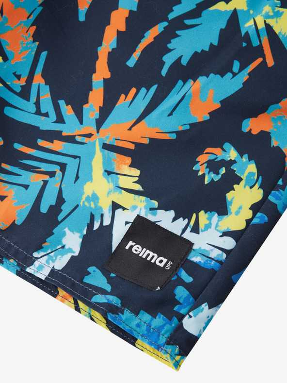 Reima Tmavě modré klučičí vzorované plavky Reima Papaija