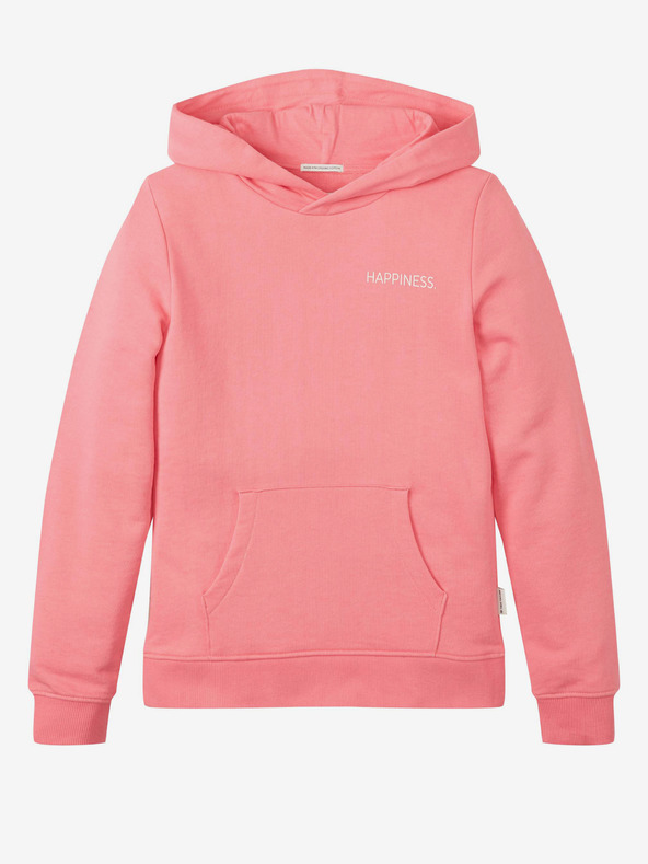Tom Tailor Růžová holčičí mikina s kapucí Tom Tailor