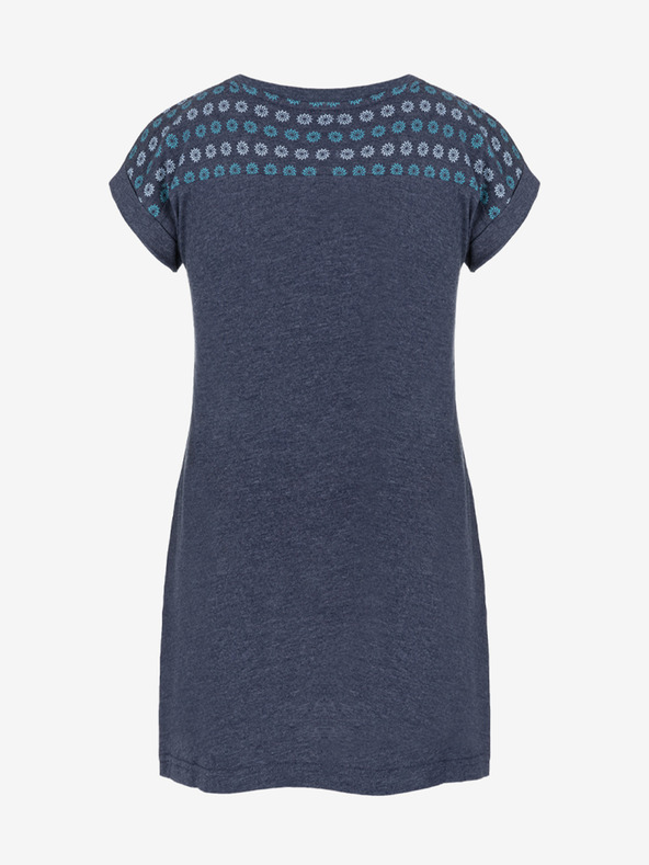 Loap Tmavě modré holčičí žíhané šaty LOAP Besu