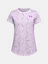 Under Armour Dívčí tričko Under Armour Twitch Multi Print SS