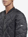 Reebok Černá pánská prošívaná bunda Reebok LM Bomber JCKT