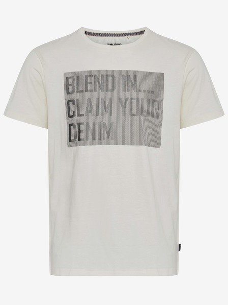Blend Bílé tričko s potiskem Blend