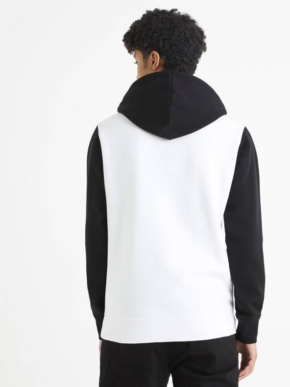 Celio Černo-bílá pánská mikina Celio Batman