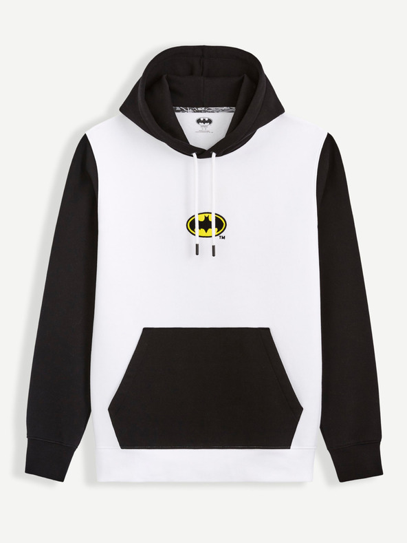 Celio Černo-bílá pánská mikina Celio Batman