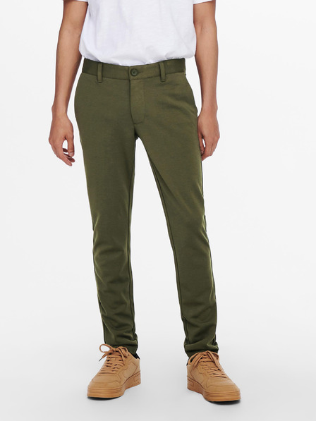 ONLY & SONS Khaki kalhoty ONLY & SONS