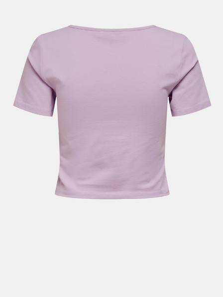 ONLY Světle fialový crop top ONLY Penelope