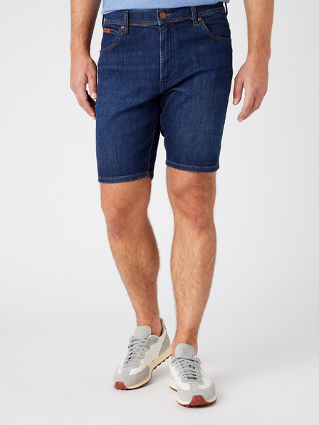 Wrangler Tmavě modré pánské džínové kraťasy Wrangler