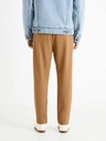 Celio Hnědé pánské kalhoty Celio 24H Bocal