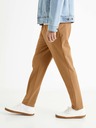 Celio Hnědé pánské kalhoty Celio 24H Bocal