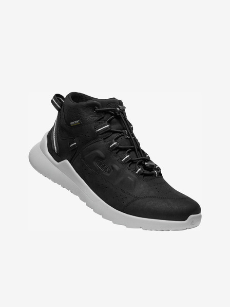 Keen Černé pánské kožené voděodolné tenisky Keen Highland Chukka