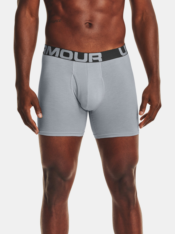 Under Armour Pánské boxerky Under Armour UA Charged Cotton 6in (3ks)