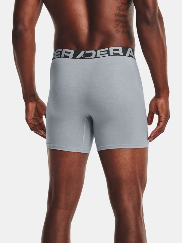 Under Armour Pánské boxerky Under Armour UA Charged Cotton 6in (3ks)
