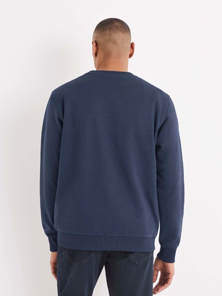 Celio Tmavě modrá pánská mikina s potiskem Celio Beprice