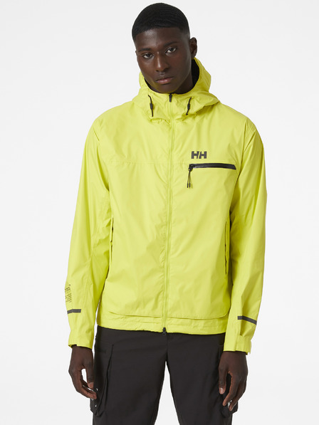 Helly Hansen Světle zelená pánská voděodolná lehká bunda s kapucí HELLY HANSEN Ride Hooded Rain