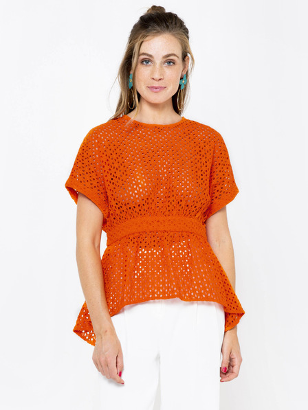 CAMAIEU Oranžová halenka CAMAIEU