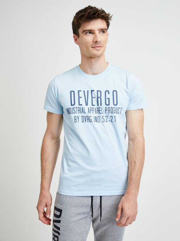 Devergo Světle modré pánské tričko Devergo