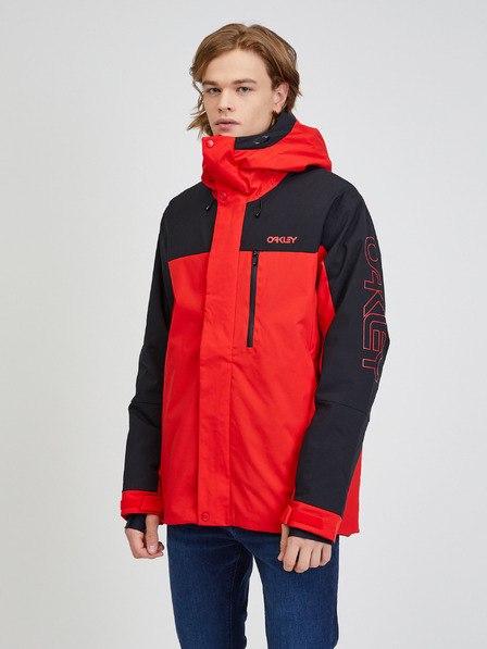 Oakley Černo-červená pánská lyžařská bunda Oakley