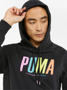 Puma Černá pánská mikina s kapucí Puma